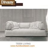 High Density Comfortable Fabric Leather Chesterfield Sofa