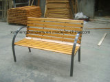 Outdoor Cast Iron and Wood Garden Bench Park Chairs