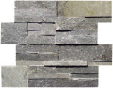 Natural Slate Cultured Ledgestone Stacked Stone for Wall Cladding