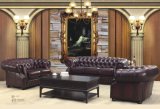 Top Selling Chesterfield Leather Sofa Set