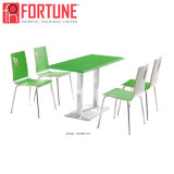 Lower Price Modern Wood Table and Chair for Restaurant/Coffee Shop/Canteen (FOH-BC31B)