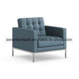 Customized PU/Geniue Leather/Fabric Buttom Tulfted Sofa Chair From China