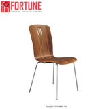 Top-Selling Modern Wood Cheap Restaurant Chairs with Stainless Legs (FOH-XM47-508)