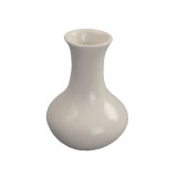 White Samll Porcelain Vase for Home Decor