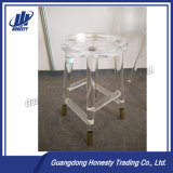 Y1030 Practicle Acrylic Bar Stool (Low) with Stainless Steel Pad