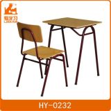 Student Metal Desk and Chair of Plywood for Education