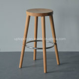 Commercial High Round Wooden Bar Stool (SP-HBC255)