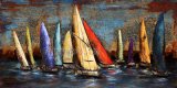 Modern Craft Metal Oil Painting for Sailing