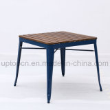Wholesale Metal Restaurant Table with Wooden Table Top (SP-RT568)
