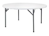 Wholesale 5FT 154cm Round Plastic Small Banquet Dining Table