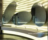 2017 New Design Traslucent Solid Surface Bathroom Vanity Basin