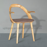 Special Design Hollow Ash Wood Chair with PU Upholstery (SP-EC632)