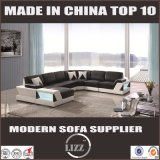 Divany Most Popular Stainless Steel Leg Leather Living Room Sofa