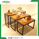 Wooden Clothing Store Three Nestable Promotional Tables