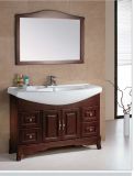 Solid Wood Bathroom Cabinet with Furniture Vanity