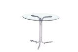 Clear Glass Furniture Dining Table (DT086)