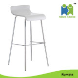 (Rumbia) Acrylic Modern Design and Low Backrest Bar Stool