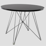 MID Century Modern Tower Round Table Bistro Table White