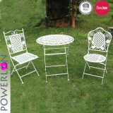 S/3 Metal Bistro Dining Set with Round Table