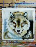 Handmade Fox Oil Paintings on Canvas for Wall Decoration 