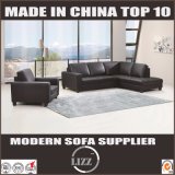 European Style Wooden Sectional Leather Sofa