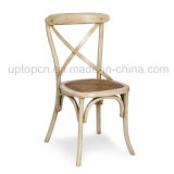 Classical Chinese Wooden Cross Back Chair for Restaurant (SP-EC143)