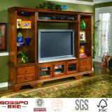 Large Entertainment Center Wall Stystem Wooden TV Stand (GSP15-022)
