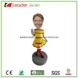 Polyresin Crafts Bobblehead Figurine for Souvenir Gift and Home Decoration, Customized Bobble Head