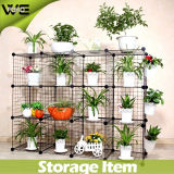 DIY Storage Cube Shelfs Metal Rack Garden Shelf/Balcony Shelf