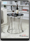 Round Tempered Glass Table (XF-1415-550)