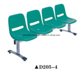 2016 New 4-Seater Plastic Public Station Waiting Chair D205-4