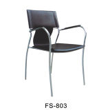 European Designer Office Visitor Vinyl Chair with Metal Legs (FS-803)
