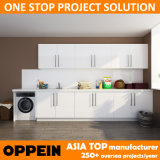 Oppein Australia Villa Project White Lacquer Wood Laundry Cabinets (OPW-L01)