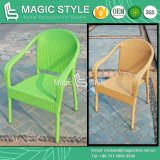 Hot Sale Rattan Chair Promotion Chair Patio Dining Chair Stackable Wicker Chair (Magic Style)
