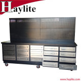 Stainless Steel Garage Use Metal Work Bench Cabinets with Drawers