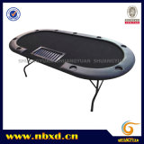 84inch 9 Person Poker Table with Folding Iron Leg (SY-T16)