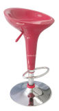 Bar Stool Specific Use and Cheap Bar Furniture Type Swivel PP Plastic Bar Stool with Metal Leg Zs-101