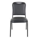 Modern Stacking Chair for Office with Vinyl/ Fabric Upholstered