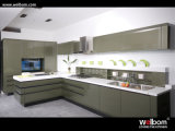Baked Paint Kitchen Cabinet