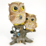 Bright Colored Owl Resin Home/Garden Decor Sculptures