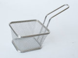 Stainless Steel Mini Fry Basket, Present Fried Food, Table Serving, Small Size
