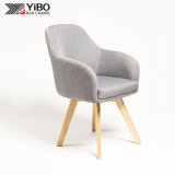 Wooden Colorful Cake Shape Leisure Fabric Chair for Office