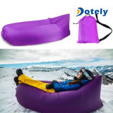 Purple Portable Sofa Fast Inflatable Air Sleeping Bag Camping Bed
