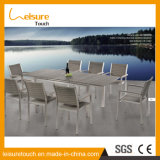 Modern Patio Aluminum Rattan Dining Table and Chair Outdoor Garden Bistro Wicker Furniture