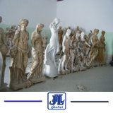 White Marble European Hero Caving Statues Carving Sculpture