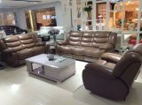 Brown Color High Quality Electric Type Leather Recliner Sofa (Y996-2)
