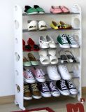 White Shoe Rack, 6 Layer with Metal Plastic Material (FH-SR0066W)