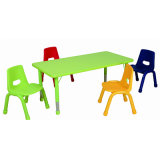 Green Rectangle Kindergarten School Table