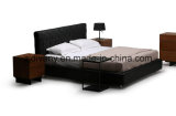 2016 Fashion Style Bedroom Wooden Leather Bed (A-B41)