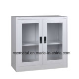 2 Doors Glass Short Ark Metal Steel Cabinet